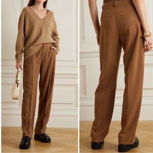 Vince | Brown Wool Blend Trouser